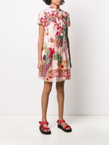 Thumbnail for your product : RED Valentino Birds of Paradise in the Forest mini dress