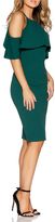 Thumbnail for your product : Quiz Bottle Green Crepe Midi Dress