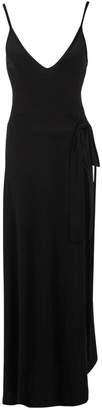 boohoo NEW Womens Slinky Strappy Side Tie Maxi Dress in Polyester 5% Elastane