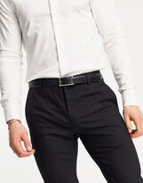 Thumbnail for your product : Calvin Klein Calvin Klein slim fit wool blend suit pants in black