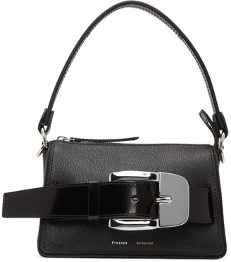 Proenza Schouler Black Small Buckle Top Handle Bag
