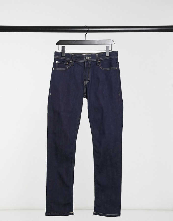Jack and Jones Intelligence Glenn slim fit jeans in vintage indigo -  ShopStyle