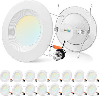 Luxrite 7.33'' Dimmable LED Retrofit Recessed Lighting Kit