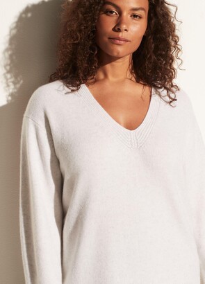 vince cashmere v neck tunic