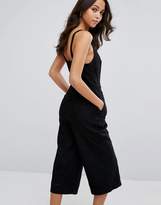 Thumbnail for your product : Warehouse Strap Lace jumpsuit