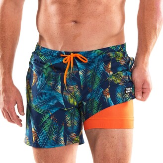 Third Wave Swim Trunks with Compression Liner - Men's Premium 5 Inch Inseam  Quick Dry Swim Shorts for Beach and Swimming - ShopStyle