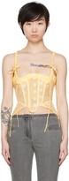 Thumbnail for your product : Nodress Yellow Polyester Tank Top