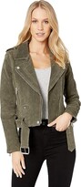 Thumbnail for your product : Blank NYC Suede Moto Jacket in Herb (Herb) Women's Coat