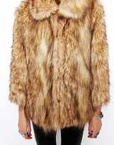 Thumbnail for your product : ASOS COLLECTION Vintage Faux Fur Coat