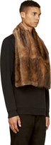 Thumbnail for your product : Givenchy Brown Fur Stole