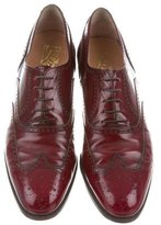 Thumbnail for your product : Ferragamo Leather Wingtip Brogues