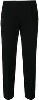 Thumbnail for your product : Piazza Sempione cropped slim fit trousers