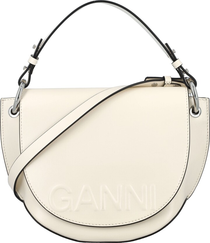 Ganni Banner Saddle Bag - ShopStyle