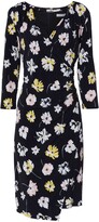 Thumbnail for your product : Gina Bacconi Keri Floral Jersey Dress, Navy/Multi