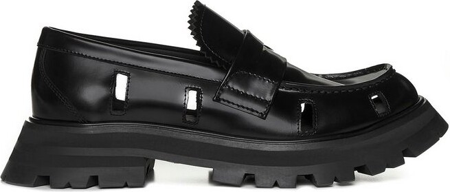Alexander McQueen Cut-Out Flat Shoes