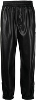 Thumbnail for your product : Nanushka Coated Cropped Track Trousers