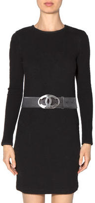 Chanel CC Leather Belt