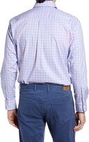 Thumbnail for your product : Peter Millar Crown Ease Cooper Regular Fit Stretch Check Button-Up Shirt