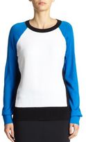 Thumbnail for your product : Reed Krakoff Colorblock Baseball Sweater