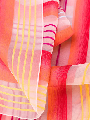 Paul Smith striped print scarf