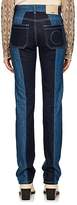 Thumbnail for your product : Chloé Women's Patchwork Straight Jeans - Blue