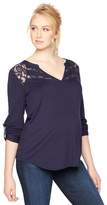 Thumbnail for your product : A Pea in the Pod Daniel Rainn Lace Maternity Top