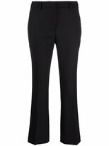Thumbnail for your product : Pt01 Mid-Rise Flared Trousers