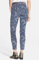 Thumbnail for your product : Free People Print Corduroy Skinny Trousers