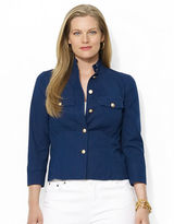 Thumbnail for your product : Lauren Ralph Lauren Plus Stretch Cotton Canvas Jacket