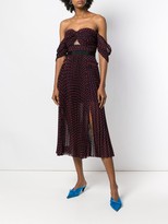 Thumbnail for your product : Self-Portrait Strapless Polka Dot Dress