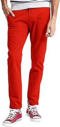 Match Men's Slim Tapered Stretchy Casual Trousers #8105 (M/30