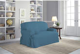 Thumbnail for your product : Serta Cotton Duck T-Cushion Loveseat Slipcover