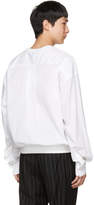 Thumbnail for your product : Juun.J White Poplin Crewneck Pullover