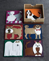 Thumbnail for your product : Kim Seybert Pleather Pups Coasters, 6-Piece Set