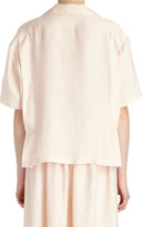 Thumbnail for your product : Stella McCartney Washed Satin Camp Shirt
