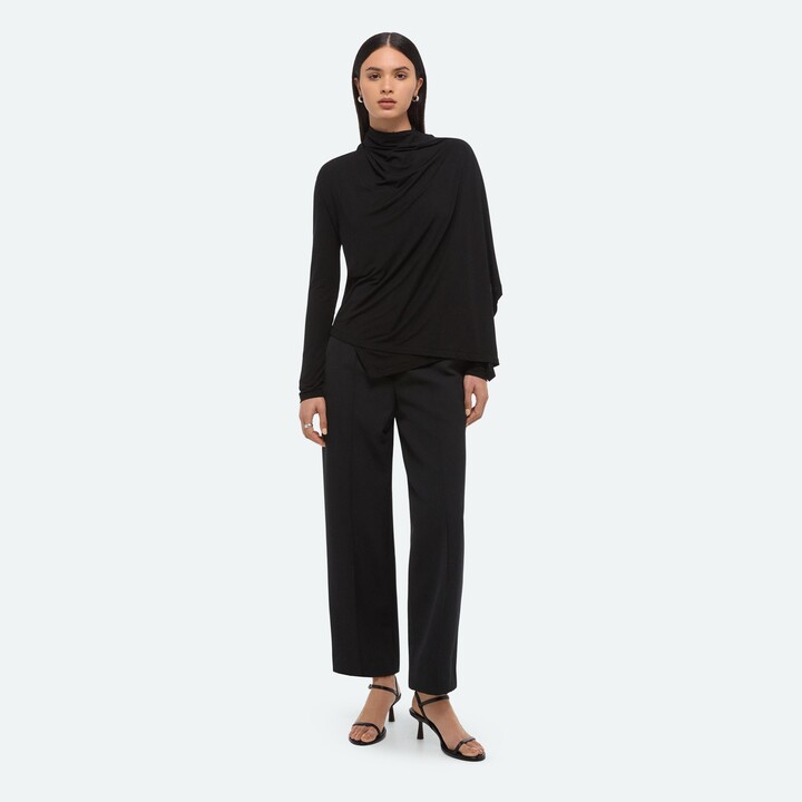 Helmut Lang Long-sleeve Scarf Top