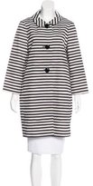 Thumbnail for your product : Kate Spade Franny Striped Coat w/ Tags