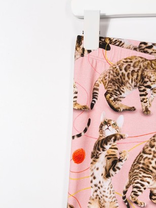 Molo Kids Leopard-Print Trousers