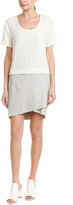 Thumbnail for your product : Richard Quinn Colorblocked Leather Shift Dress