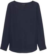 Thumbnail for your product : Banana Republic Solid High-Low Hem Top