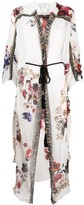 Thumbnail for your product : Camilla Floral Ruffle Draped Silk Cardigan