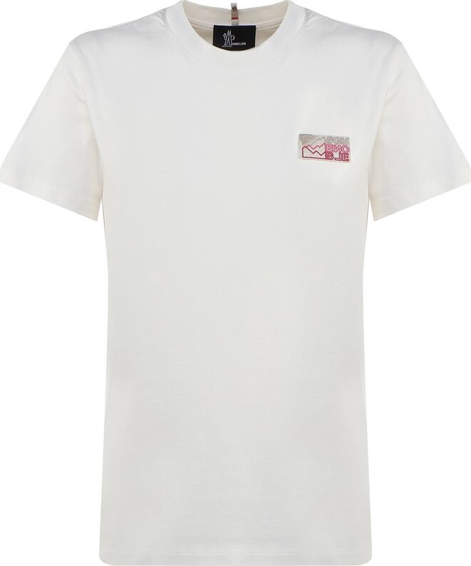 MONCLER GRENOBLE Logo Embroidered Crewneck T-Shirt