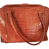 Thumbnail for your product : Nancy Gonzalez Orange Exotic leathers Handbag