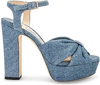 Jimmy Choo Women's Blue Sandals | ShopStyle