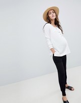 Thumbnail for your product : ASOS Maternity DESIGN Maternity ultimate jersey harem pants with bump band