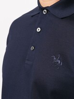 Thumbnail for your product : Ralph Lauren Purple Label Long-Sleeved Logo Polo Shirt