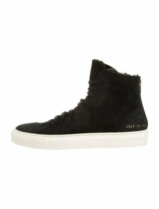 common projects black high tops