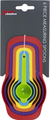 Home Basics 6-Piece Plastic Measuring Cup Set