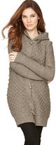Thumbnail for your product : South Tall Duffle Cable Cardigan