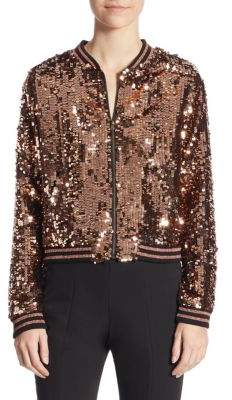 Cropped Sequined Jacket